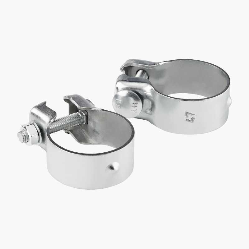 Exhaust clamp, 47 mm, 2-pack