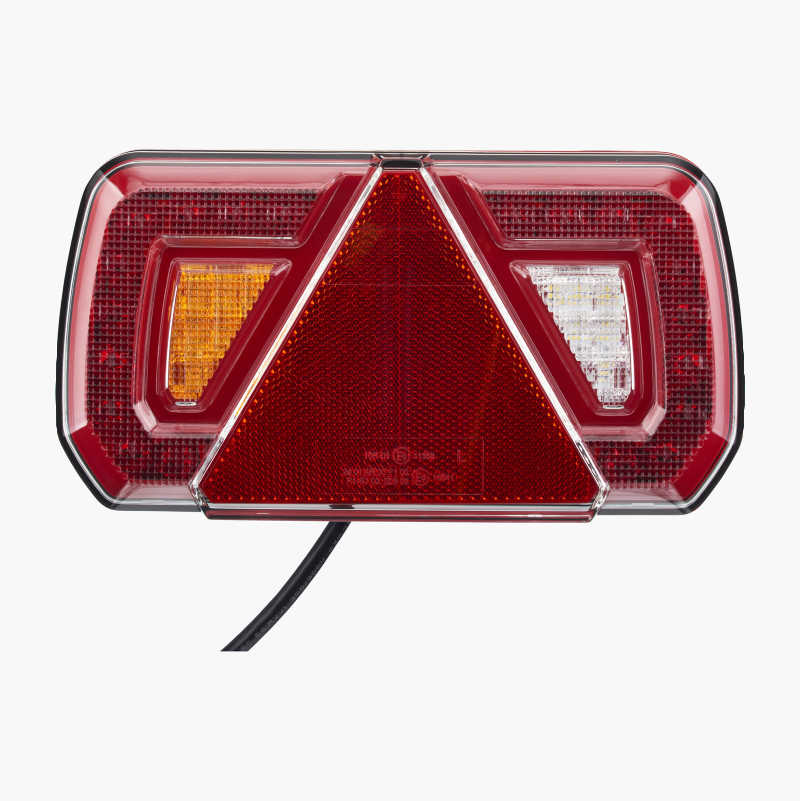 Rear lamp, LED, 252 x 133 mm, with reflector, left