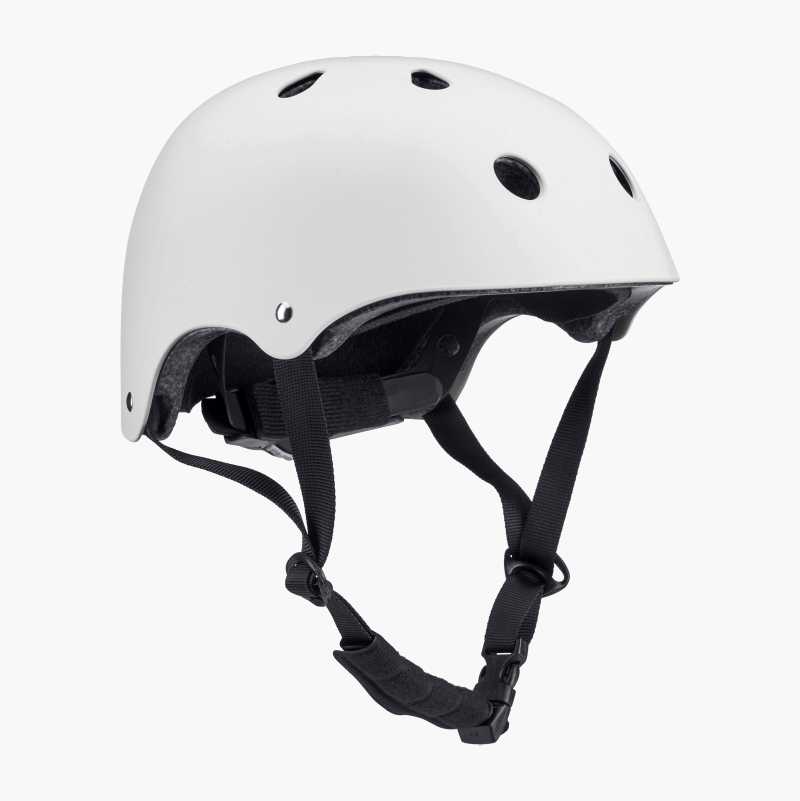 Skateboarding/bicycle helmet, matte white Biltema.fi