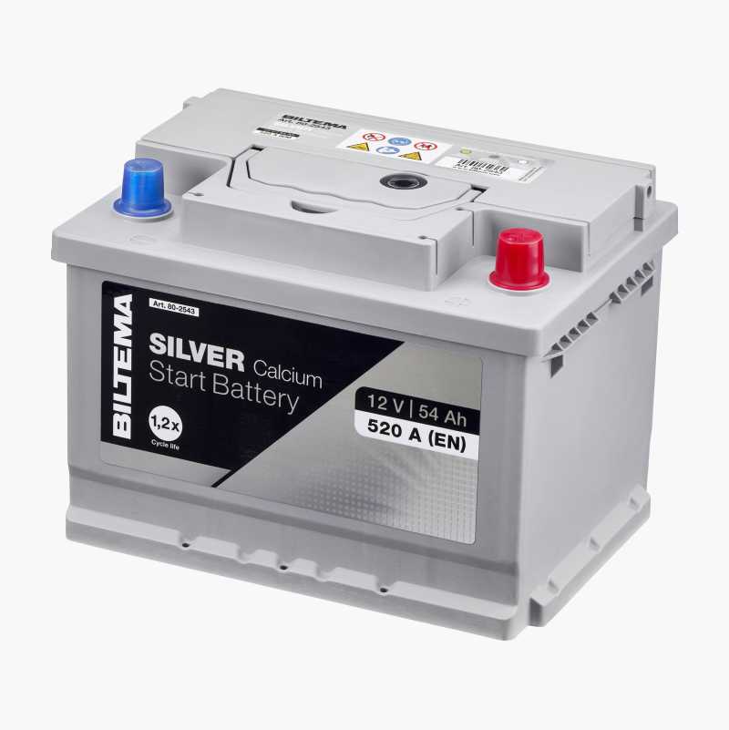 Starter Battery Silver, 12 V, 54 Ah