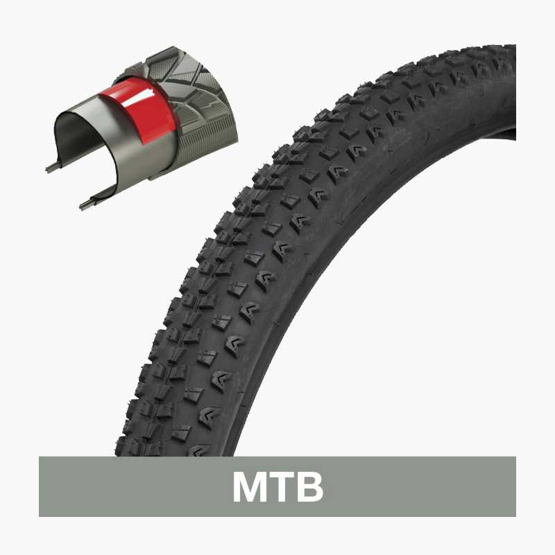 Bike tyre, extra reinforced MTB 29", 54-622 mm