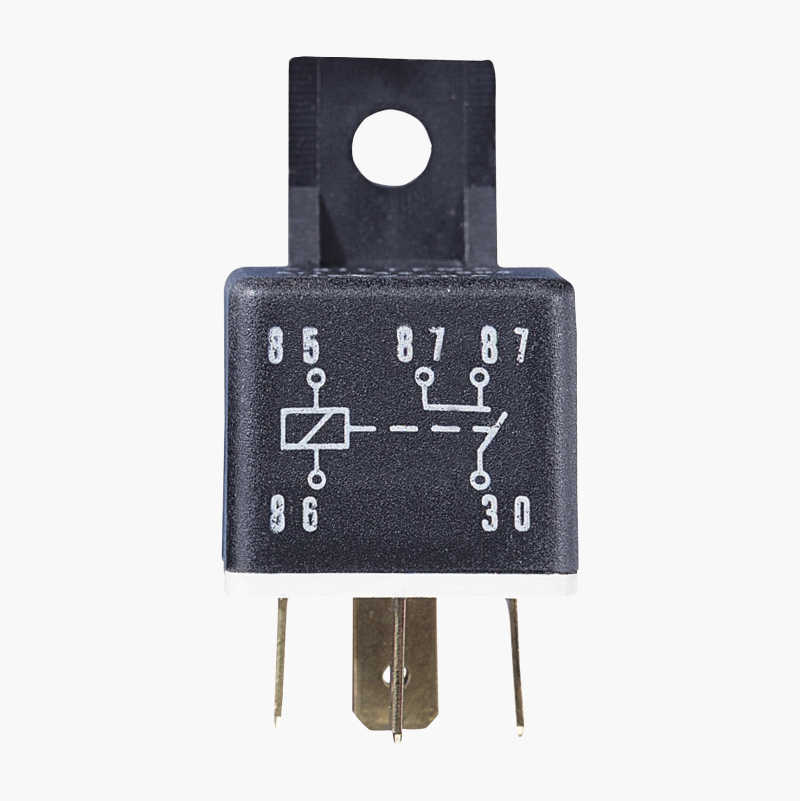 Single relay with double outputs, closed-circuit, 30 A