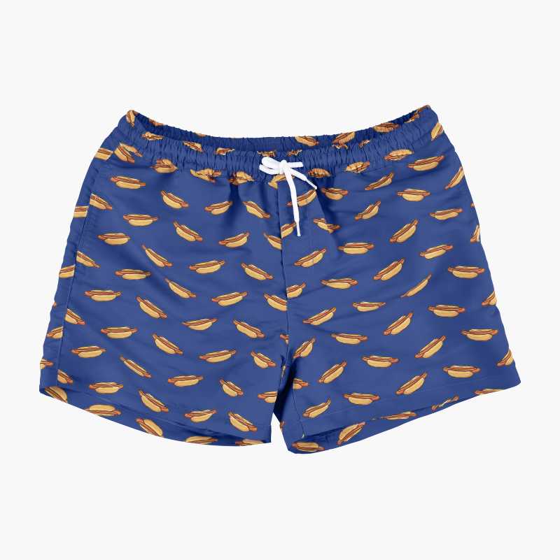 Hot dog hot sale swim trunks