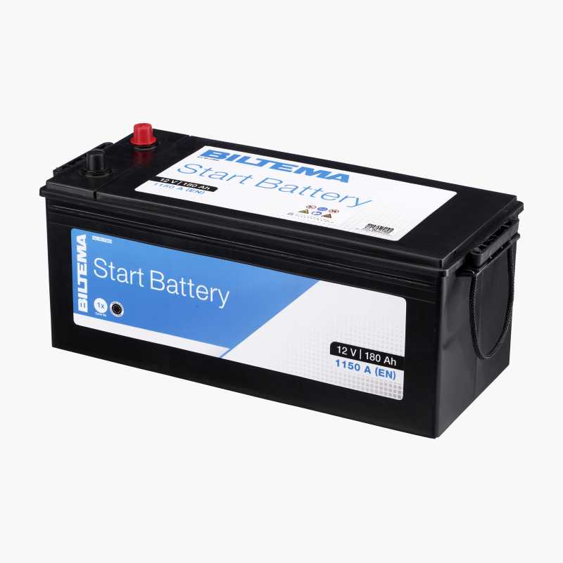 Startbatteri SMF, 180 Ah - Biltema.dk