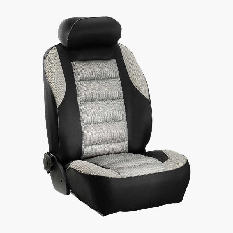 Car seat covers Monaco, grey Biltema.fi