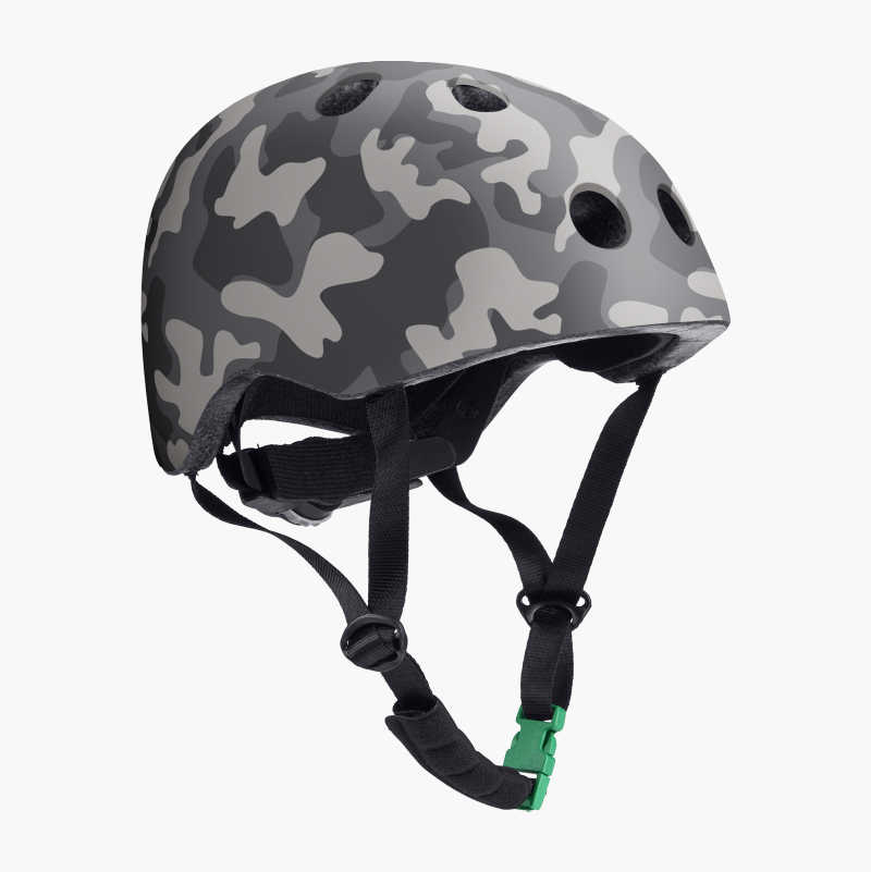 Skateboarding/Cycling Helmet, kids, camouflage, XS