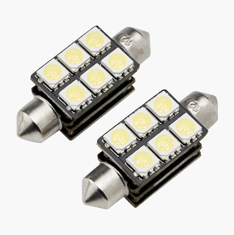 2-in-1 LED Bulb With T10 & BA15S Connectors | 12 LEDs | RV Lighting