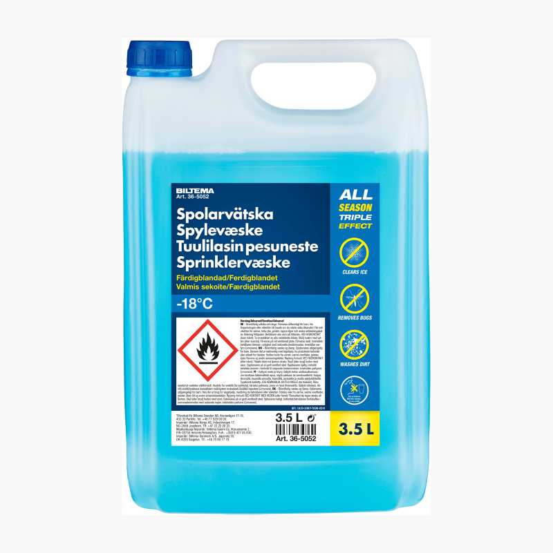 Ready-Mixed Wiper Fluid, 3,5 litre 