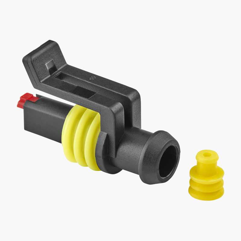 Socket connector housing, 1 pin, 10-pack