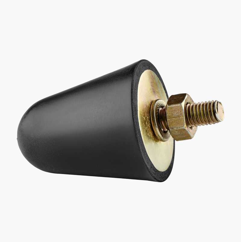 Universal rubber impact buffer, M10