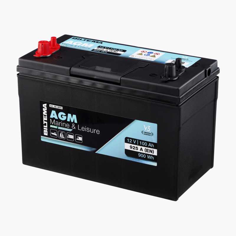 Recreational battery, 12 V, 80 Ah 