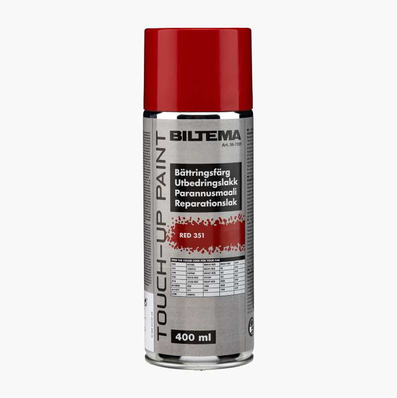 Bättringsfärg, röd, 400 ml - Biltema.se