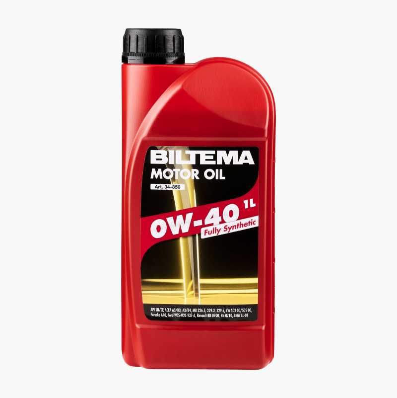 Fully synthetic motor oil 0W-40, ACEA A3/B3, A3/B4, 1 litre