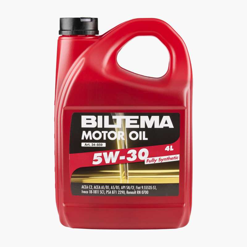 Fully synthetic motor oil 5W-30, ACEA C2, A1/B1, A5/B5, 4 litre