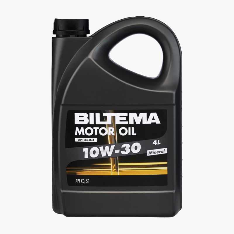 Mineral-based motor oil 10W-30, API CD, SF, 4 L