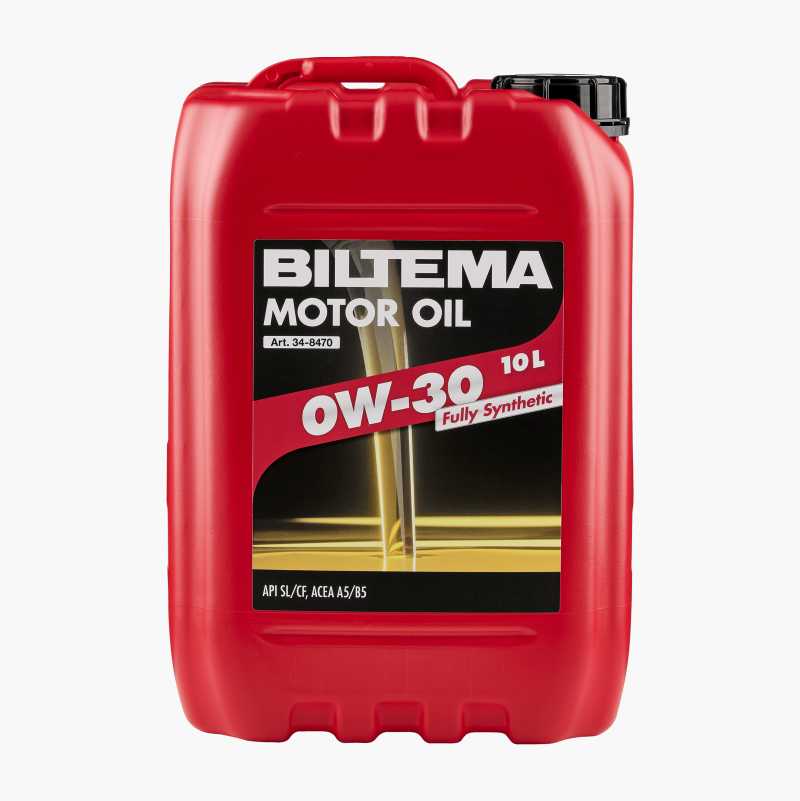 Fully synthetic motor oil, 0W-30. ACEA A5/B5, 10 litre