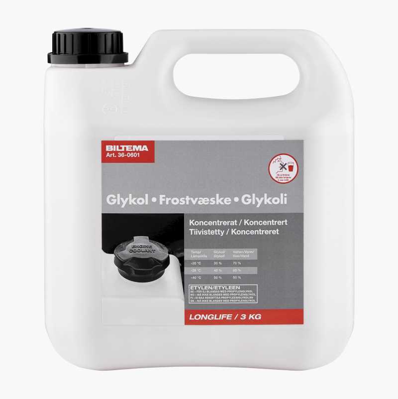 Glykol, Longlife, koncentrerad, 3 kg - Biltema.se
