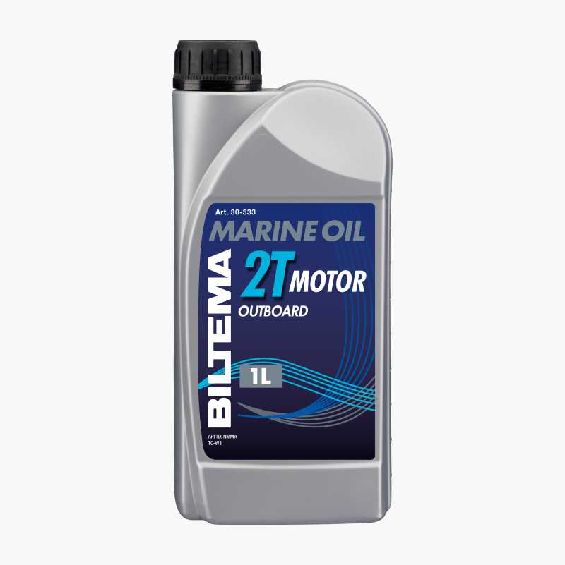 2-stroke outboard engine oil, 1 litre - Biltema.dk