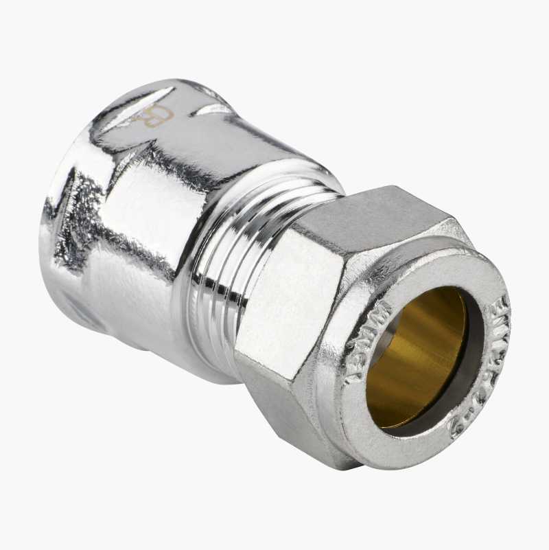 Clamp ring connector, straight, 10 x 1/2
