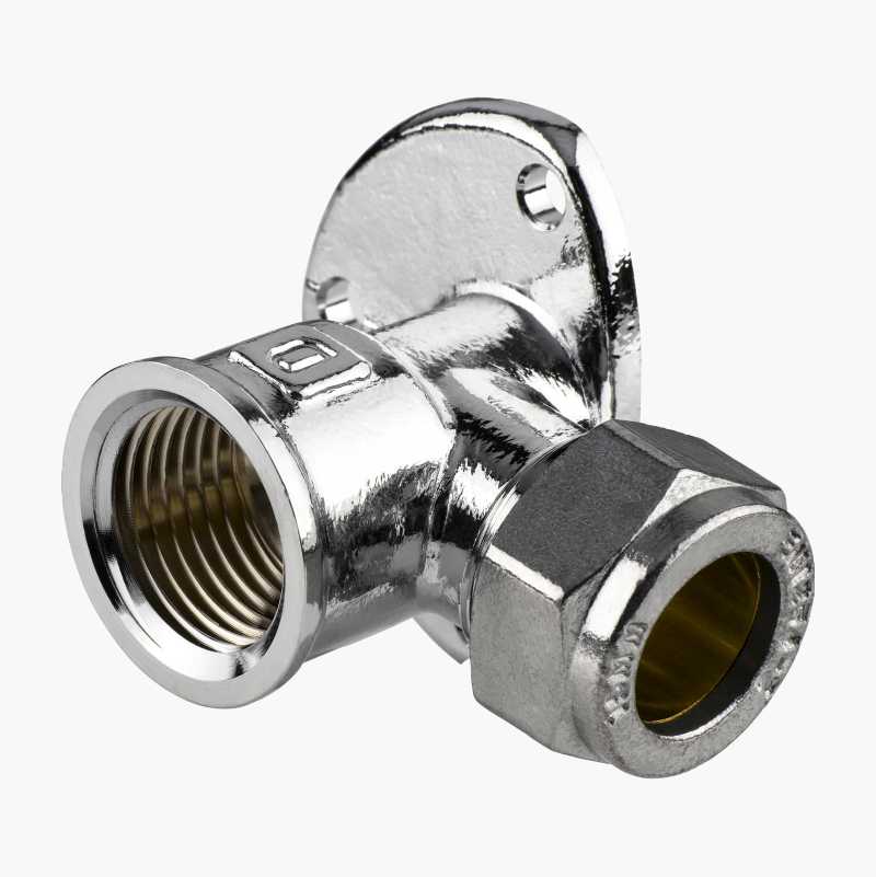 Clamp ring connector, Valve mount, 15 x 1/2