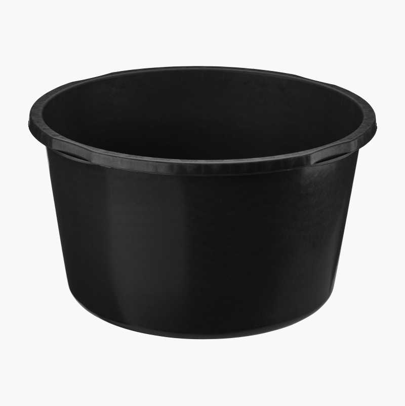 Black plastic deals tub