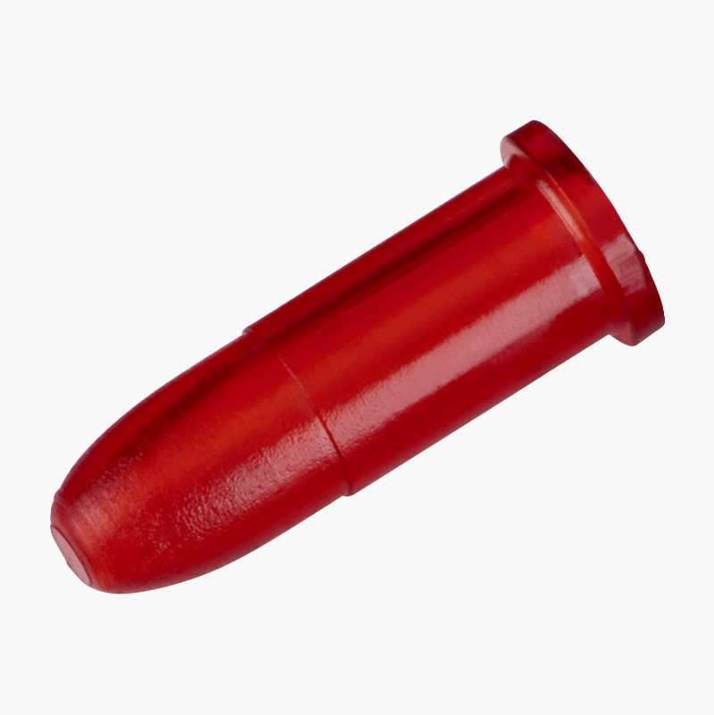 Training Patronen .22 10x Übungspatronen Kaliber .22 Long Rifle – Aus Kunststoff (orange) Für Sicheres Training Training Munition