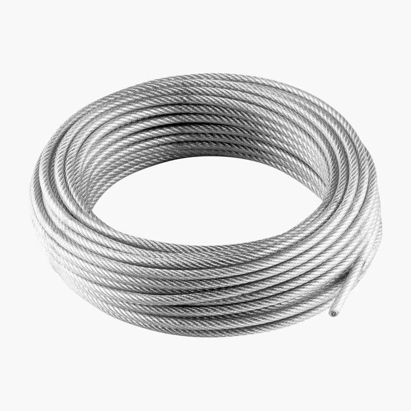 Belagt stålwire, 2 mm x 10 m - Biltema.dk
