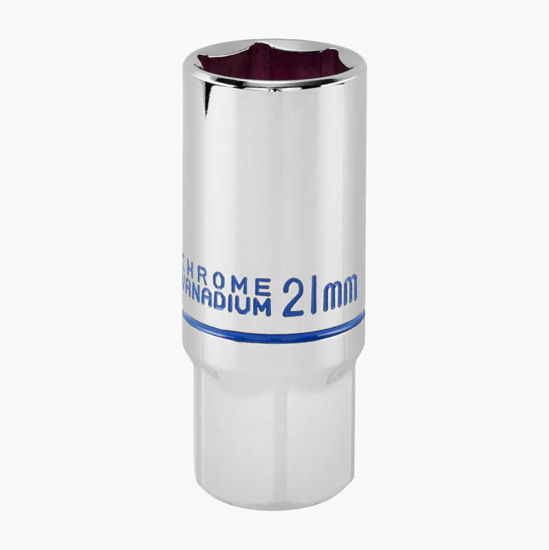 Spark plug socket 1/2", 21 mm