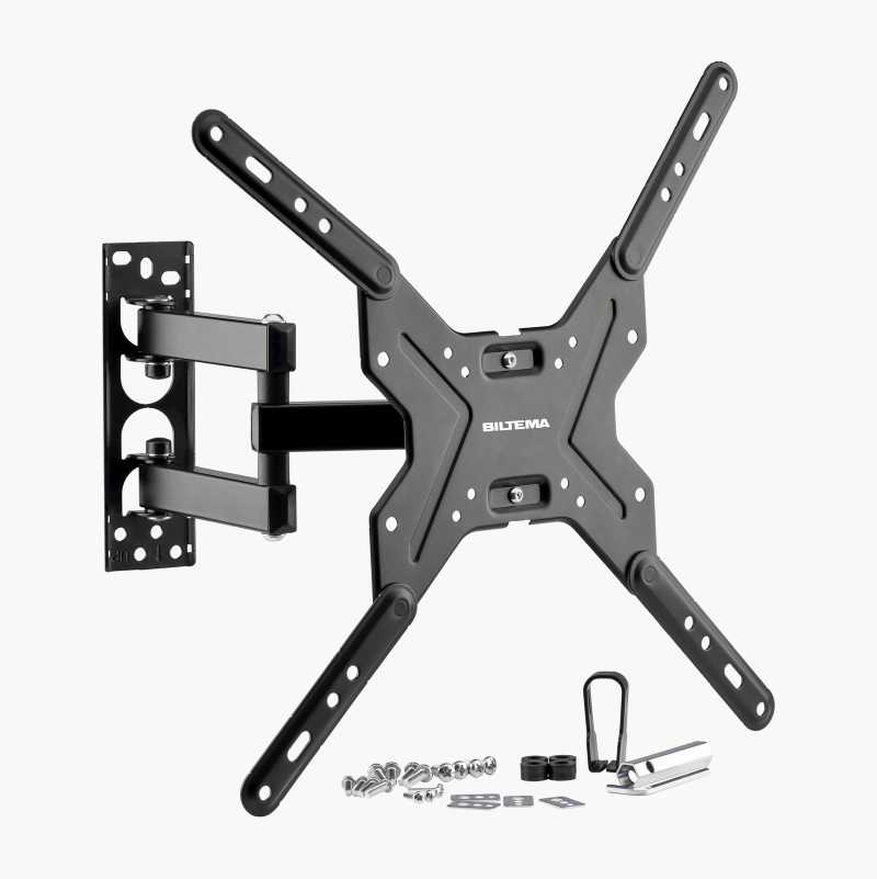 Veggfeste med uttrekkbar arm, 26–55" - Biltema.no