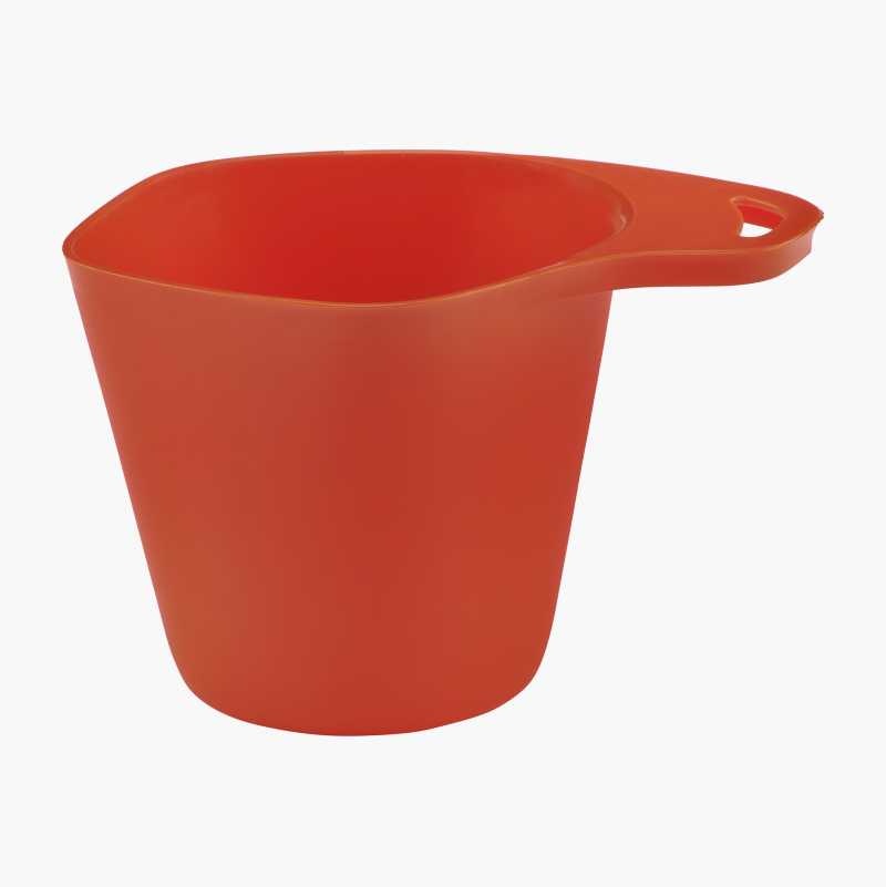 Plastic drinking cup, orange, 2 dl - Biltema.se