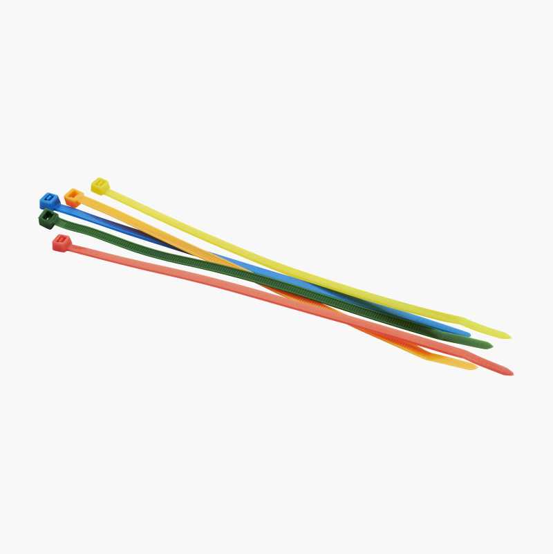 Cable tie set 200 x 4,6 mm, 100-pack
