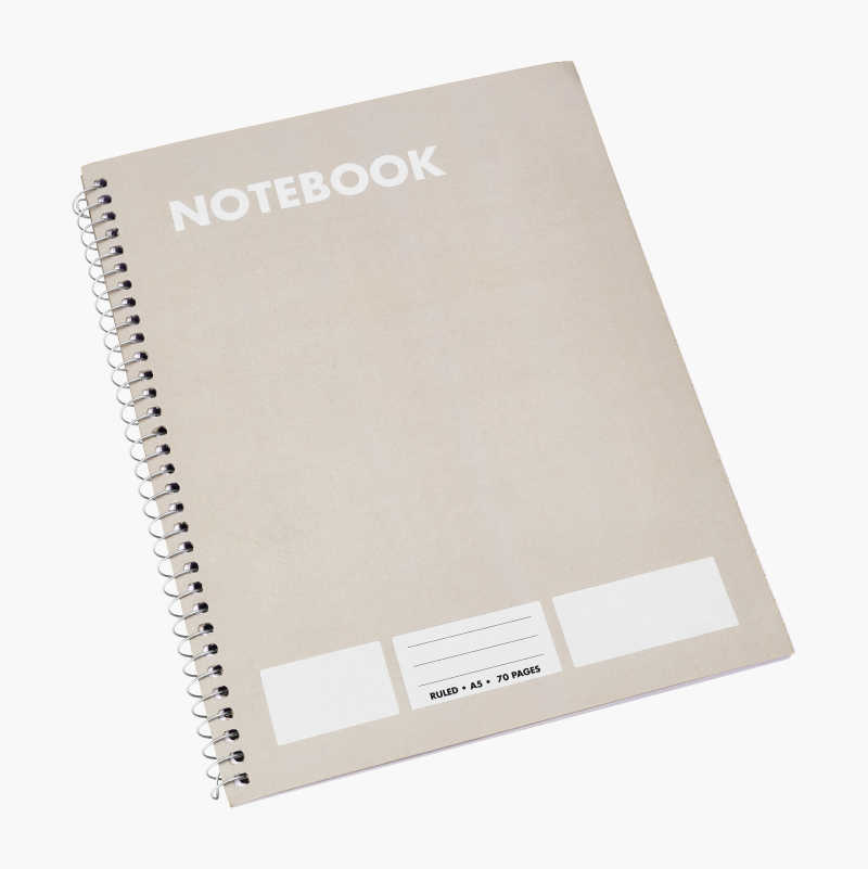 Notesblok A5, linieret - Biltema.dk