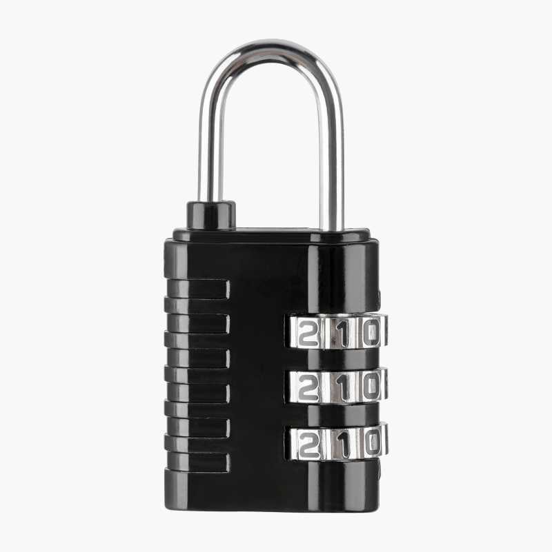 Combination padlock, 3 code discs - Biltema.se