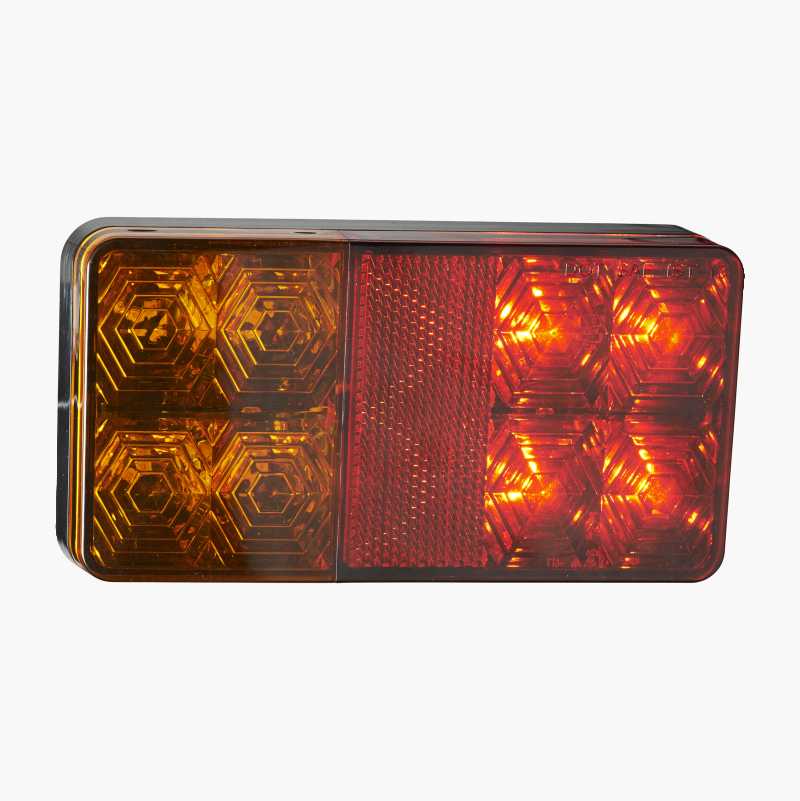 Rear lamp, LED, 154x84 mm
