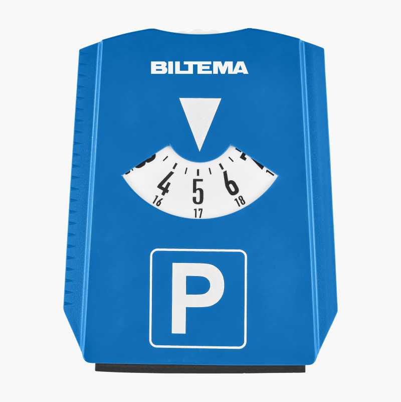 Parking disc and ice scraper