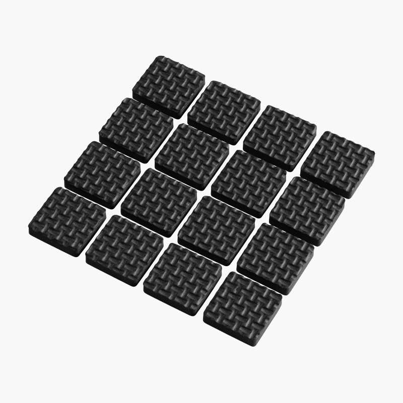 Square furniture feet, 22 mm, 16 pcs. Biltema.se