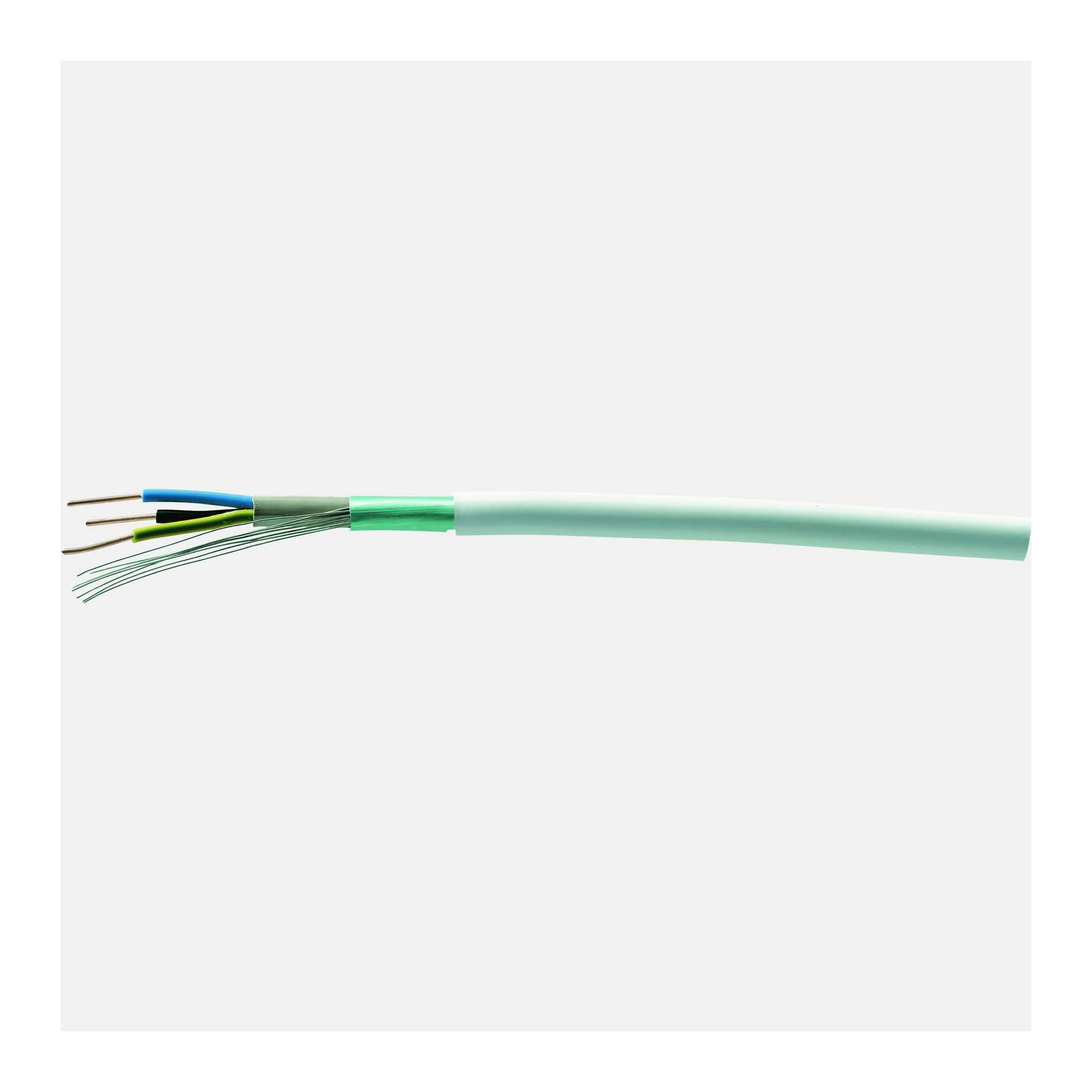 Cablu electric MYYM,HO5VV-F, 5X1,5 mm² alb la metru