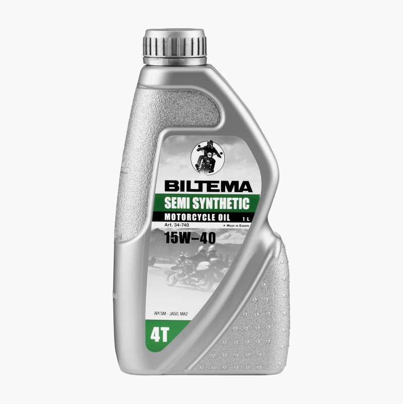 MC-olja 15W–40, 1 liter - Biltema.se