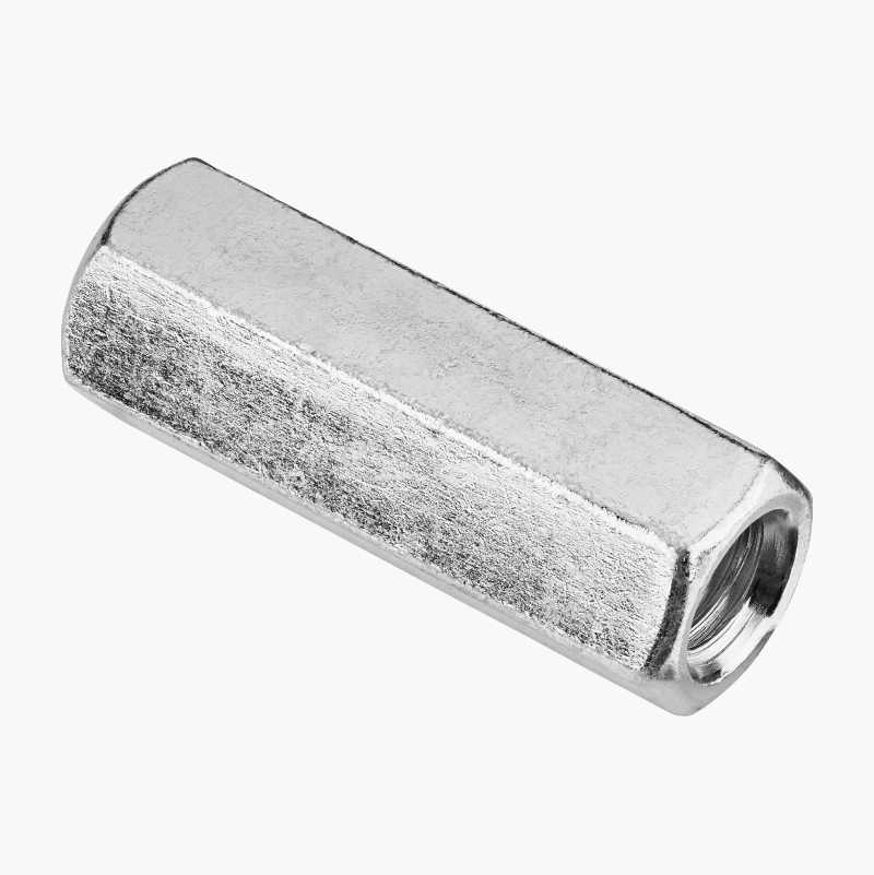 Splice nut M12 x 55 mm, A4 stainless steel, 2-pack - Biltema.dk