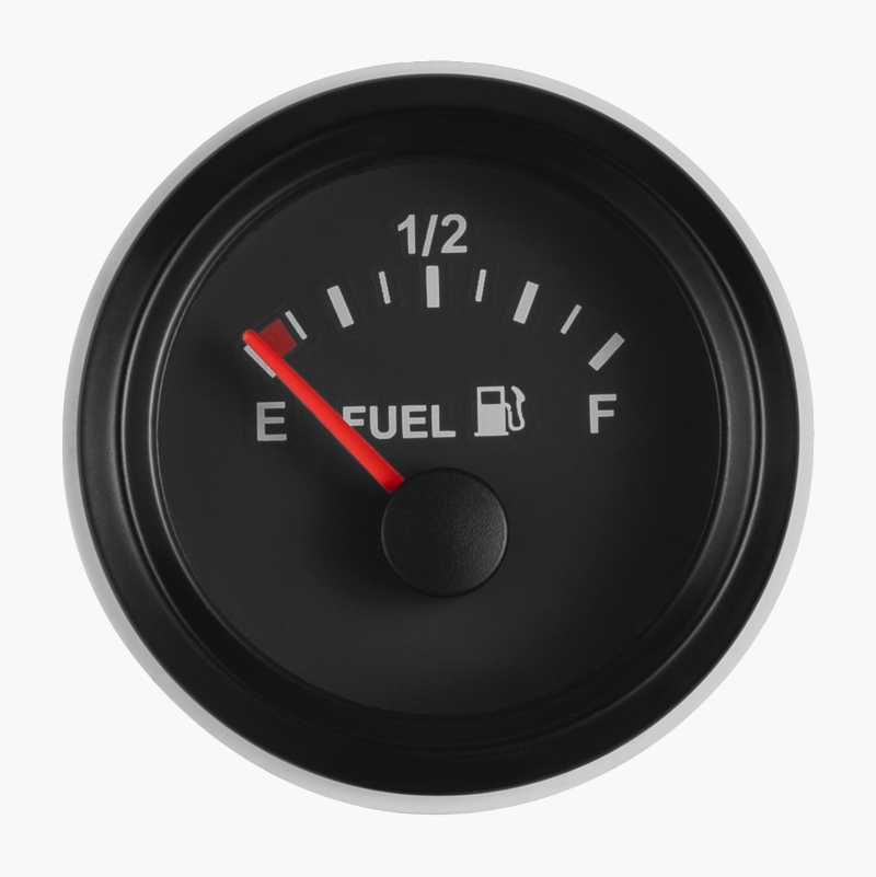 Fuel gauge, analogue
