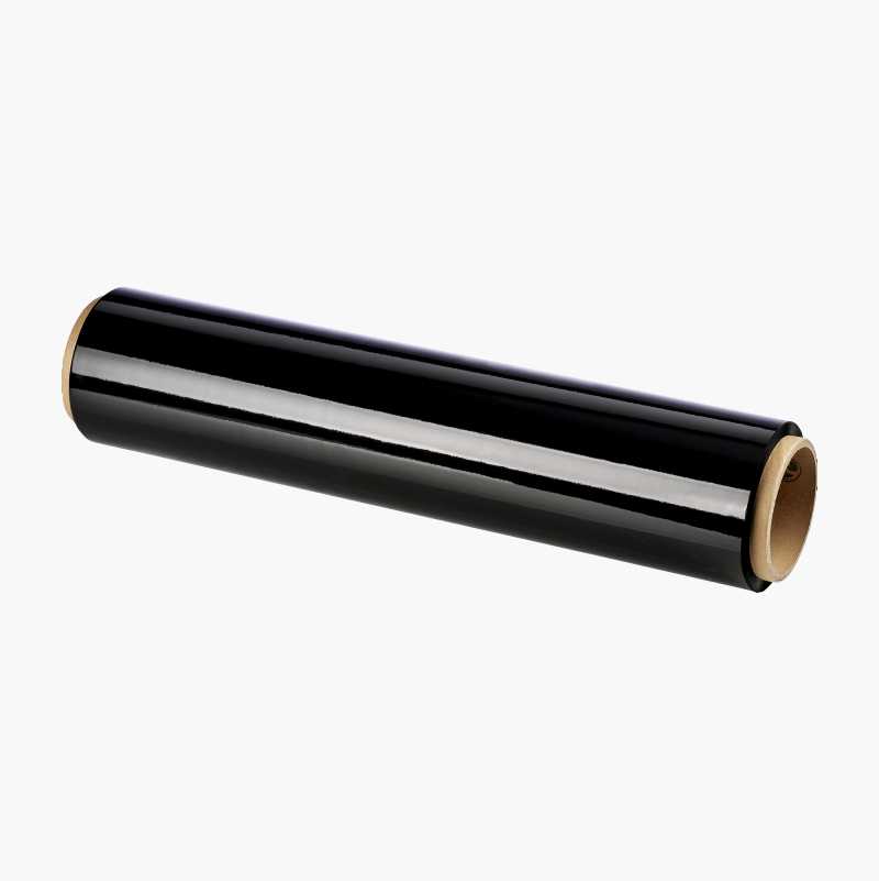 Stretch wrap, 45 cm x 150 m, black - Biltema.no