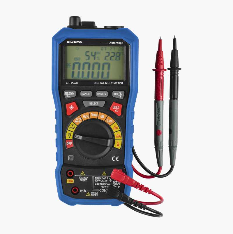 Digital multimeter, 6-in-1 - Biltema.se