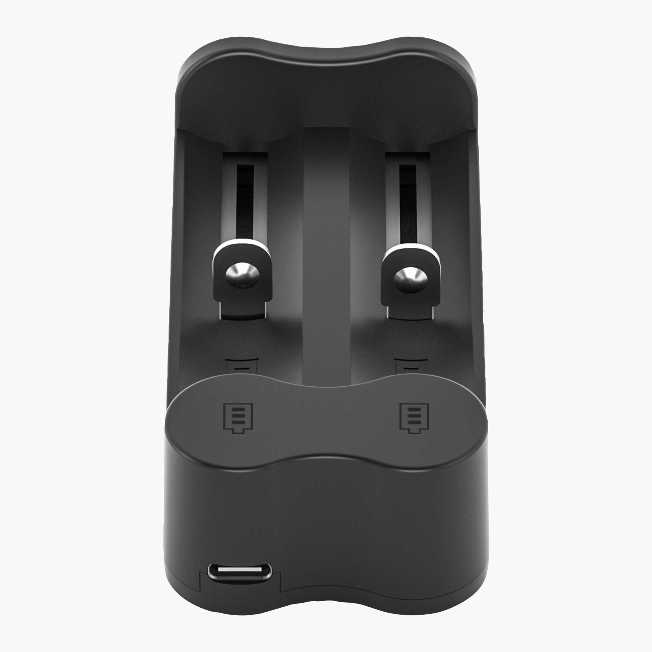 Huiygc 4-Slots AA/AAA Ni-MH Ni-CD And 2-Slots Lithium Ion Batteries Home Use USB Charger With 3 Little Batteries Storage Boxes(no Batteries Included...