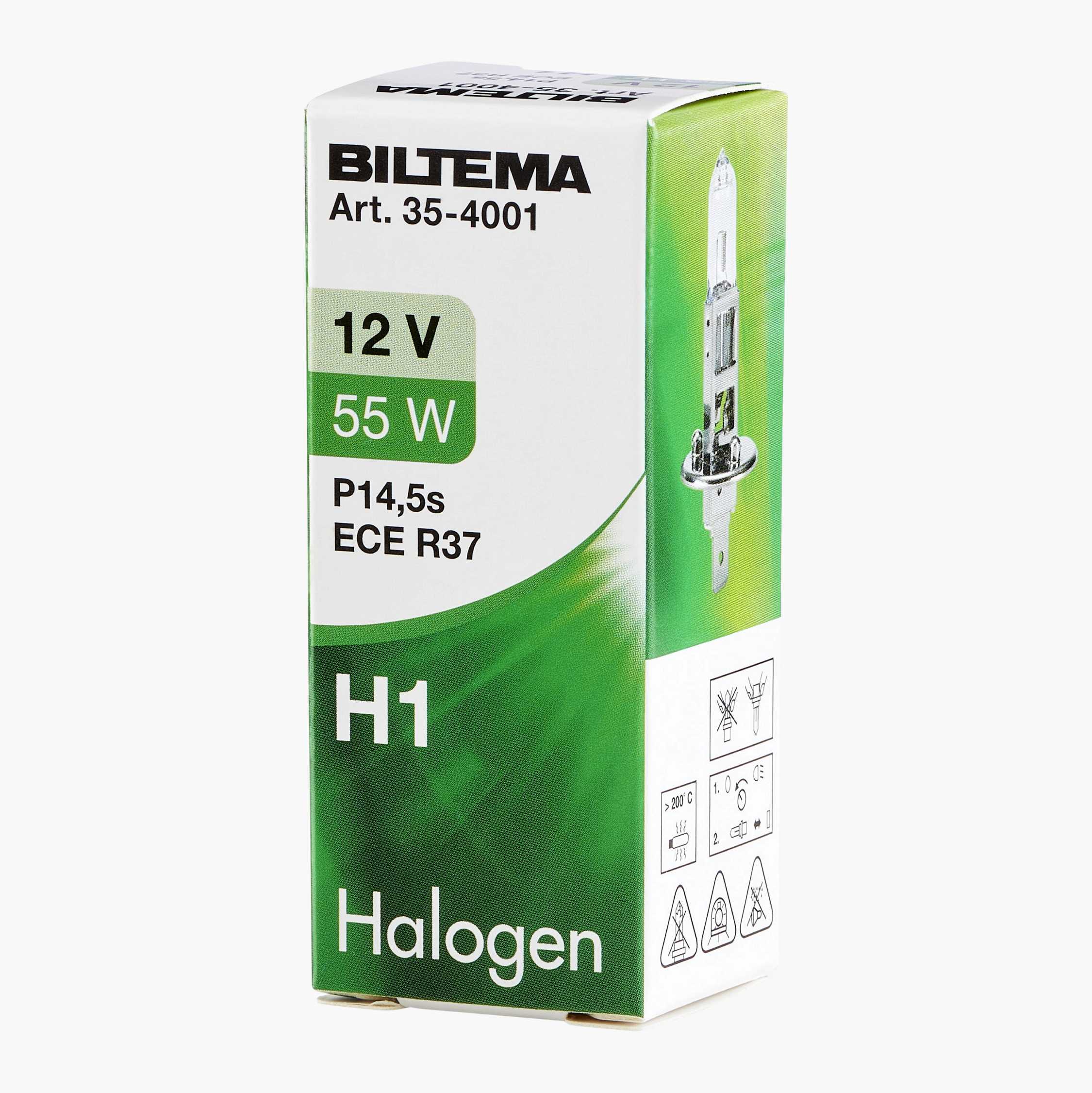 Halogen bulb H1, 12 V, 55 W 