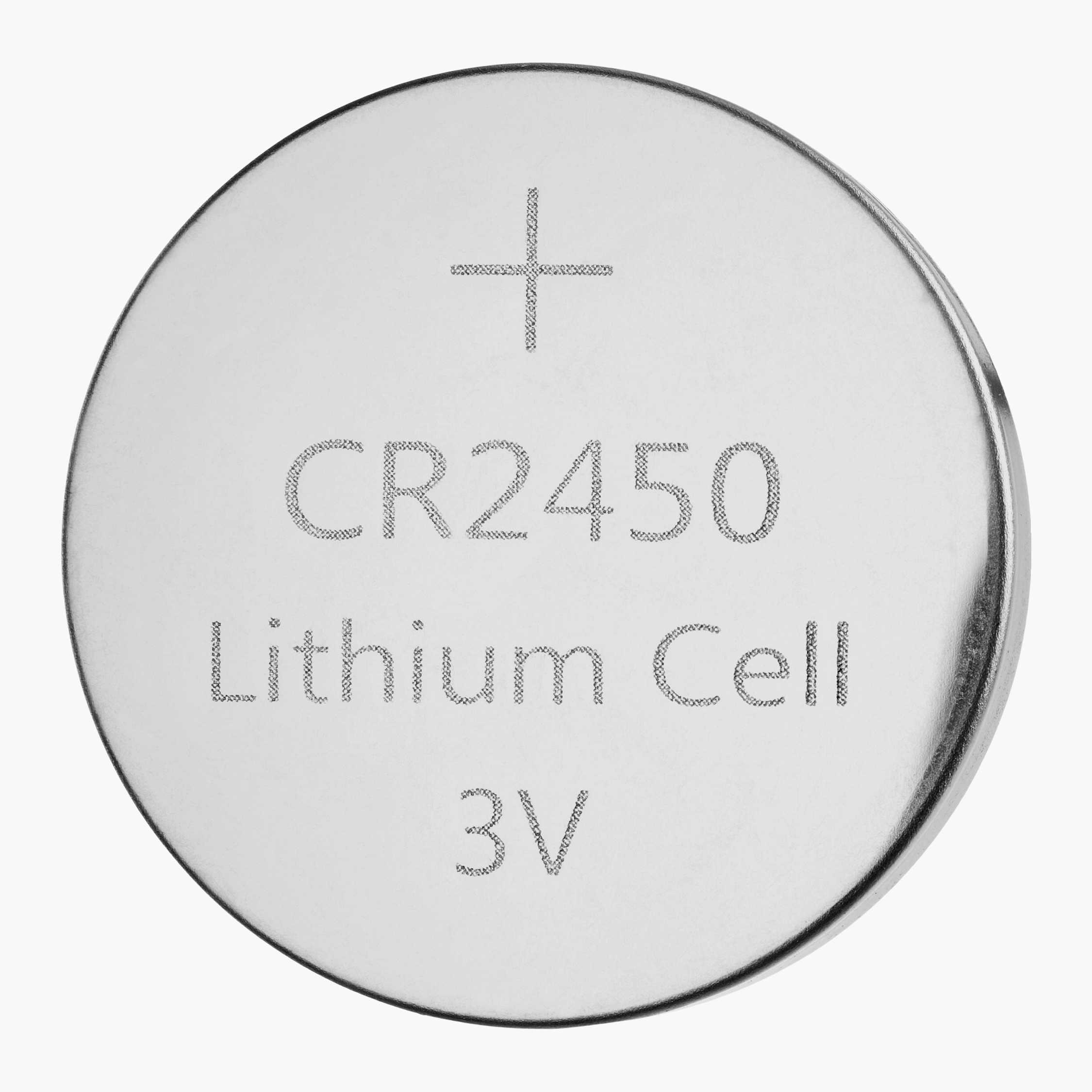 1 x CR2450 WILHELM Lithium Knopfzelle 3V 600mAh ø24,5x5,0mm Batterie DL 2450 