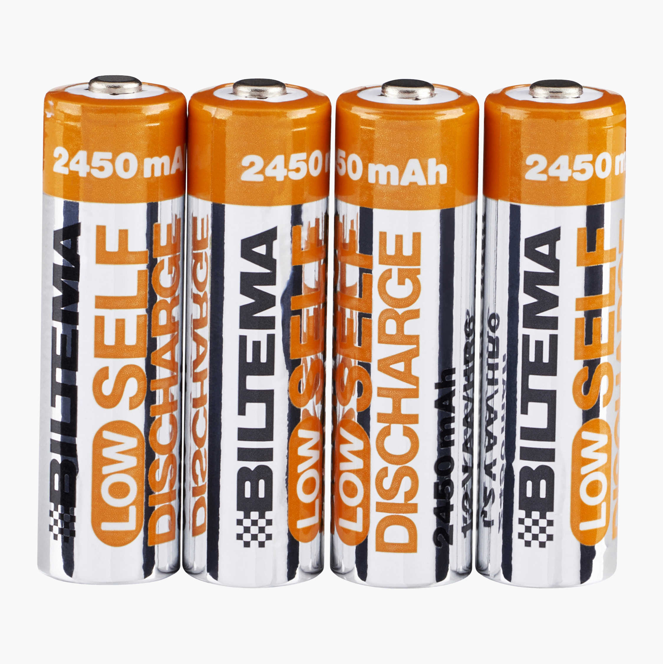 høj ineffektiv langsom Genopladeligt AA-batteri, 2450 mAh, 4 stk. - Biltema.dk