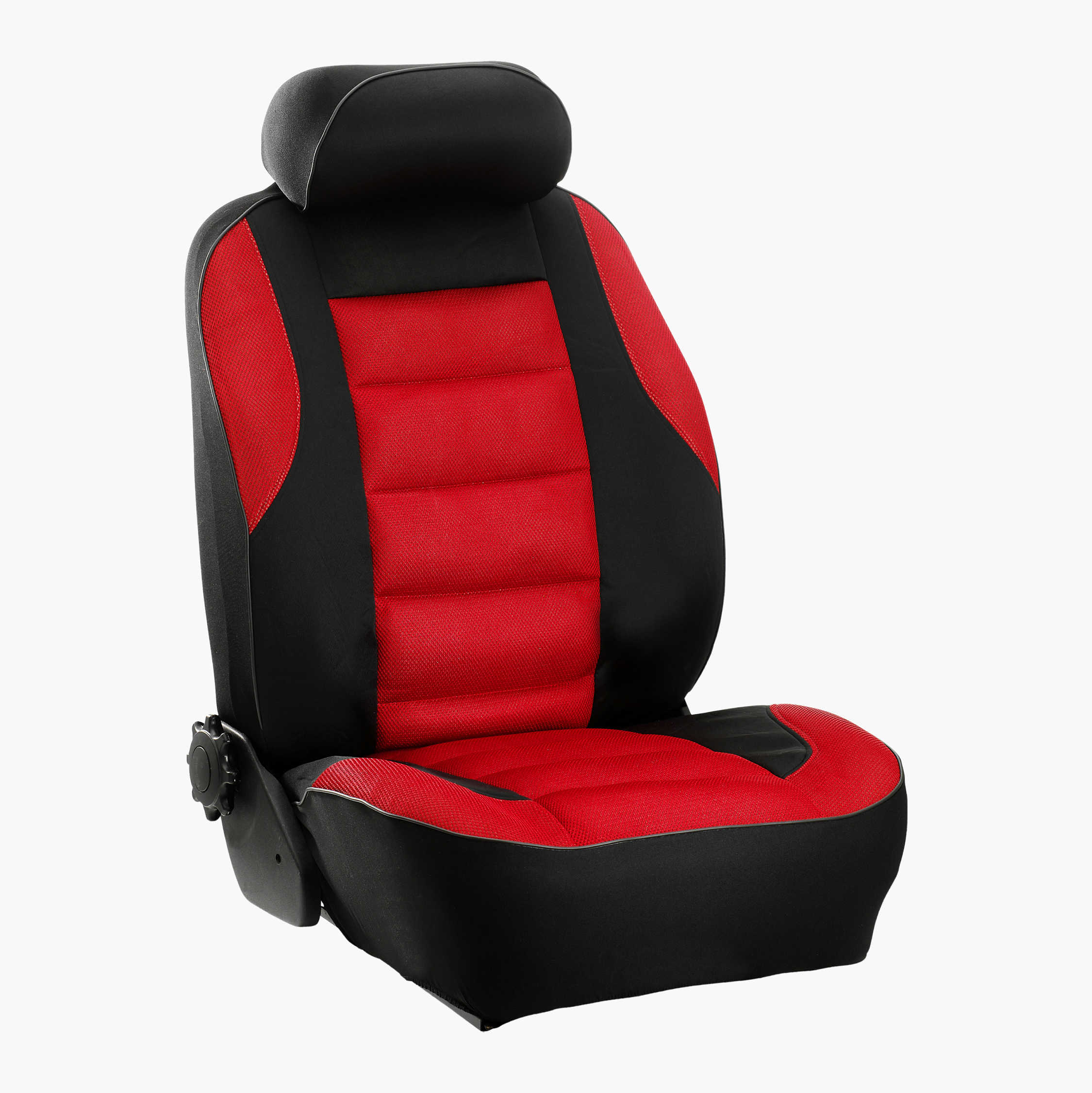 RED ITALIAN LEATHER PLASTIC CAR SEAT HEADREST HOOK HANGER FOR AUDI A4 B9  15-20