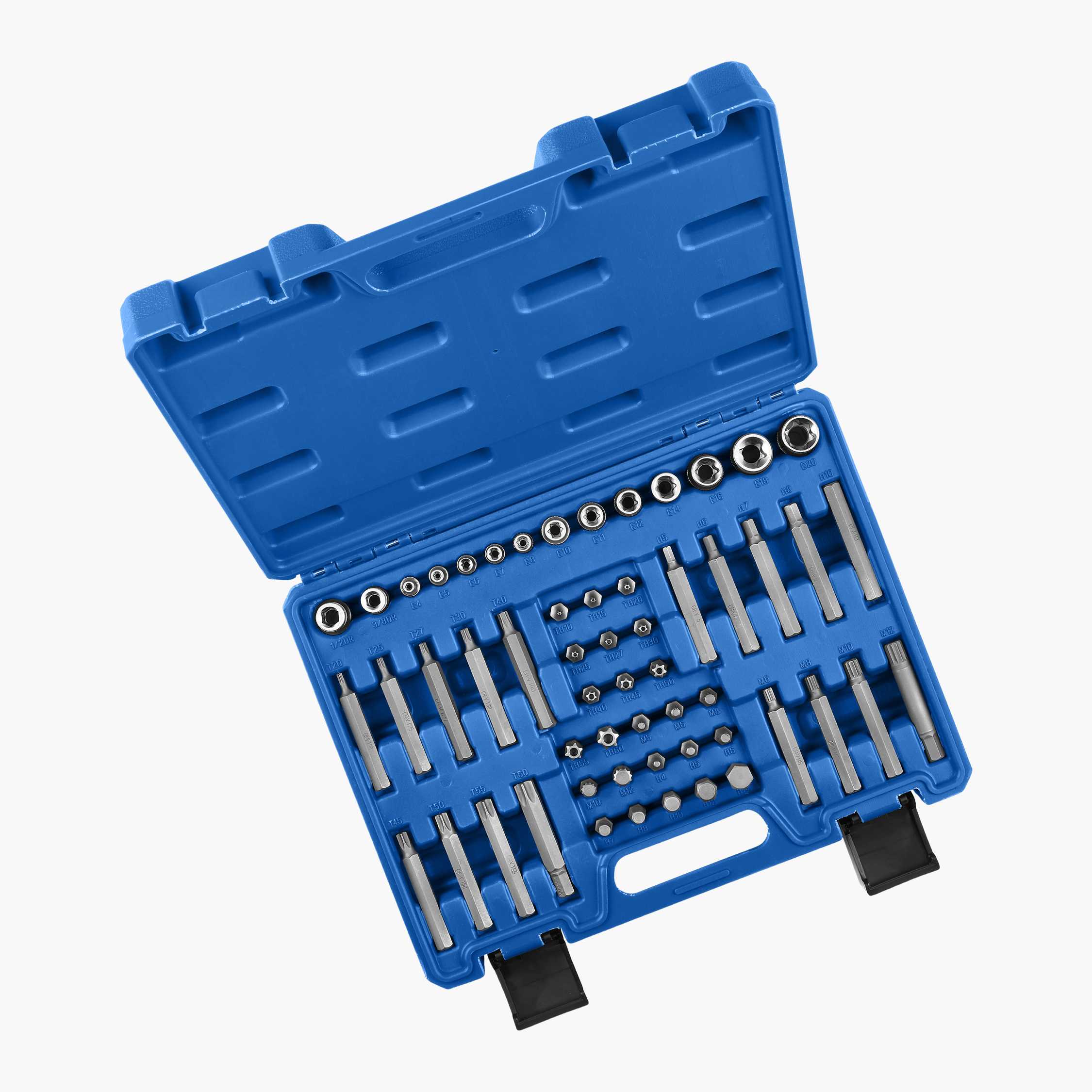 56Pc Screwdriver Metric Hex Socket Bits Set Kit Tweezer Screw Drive Sim Tray Pin 