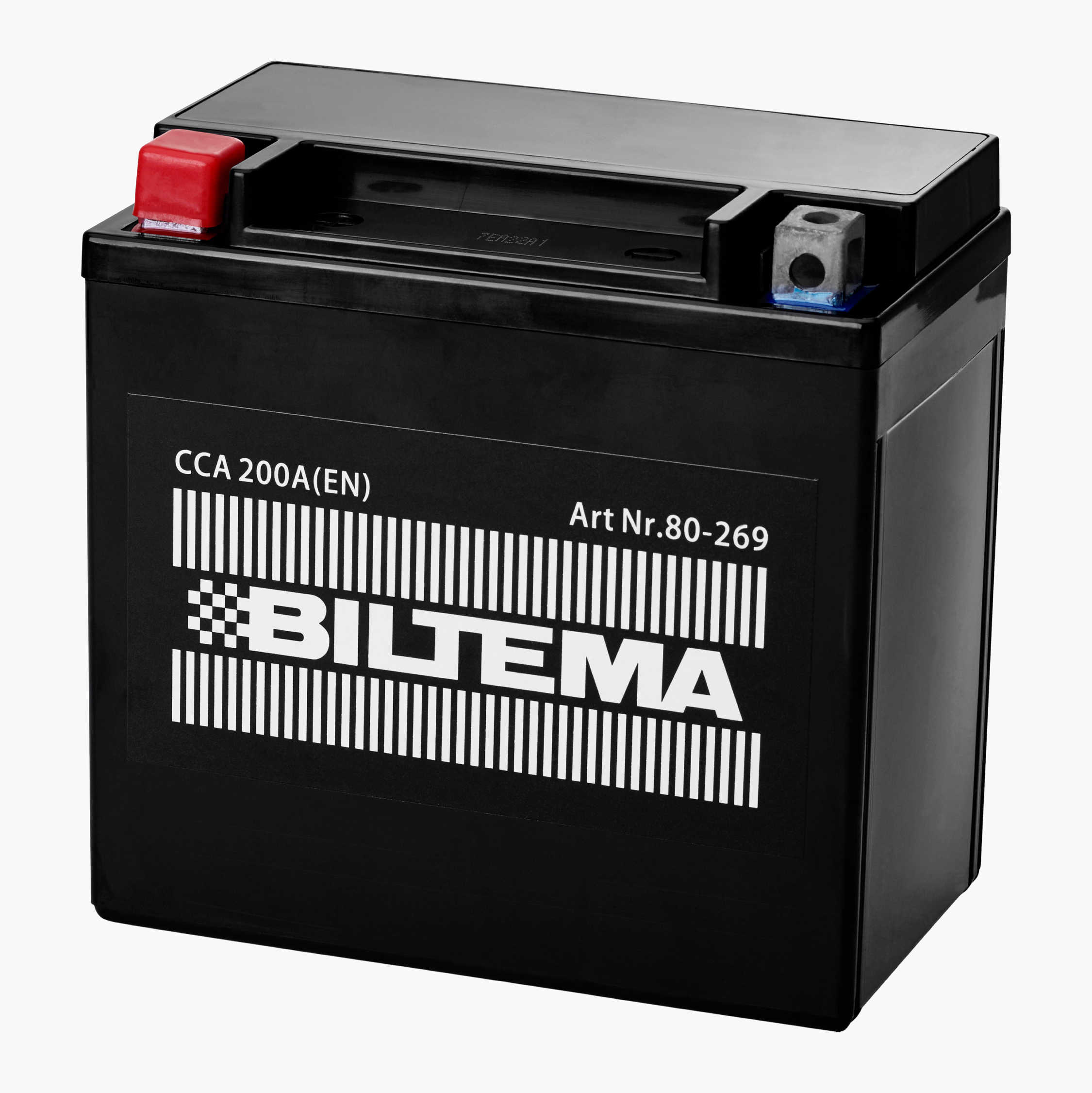 MC-batteri SMF, V, 14 Ah, 151 x 87 x 146 mm - Biltema.dk