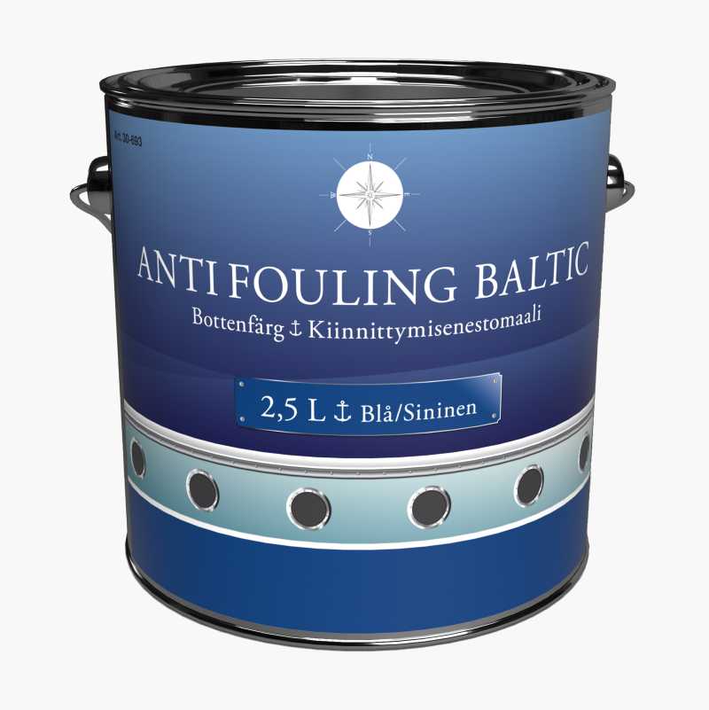Bottenfärg, kopparoxidbaserad, blå 2,5 liter - Biltema.fi